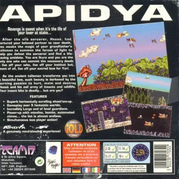 Apidya (Kaiko)_Disk1 box cover back